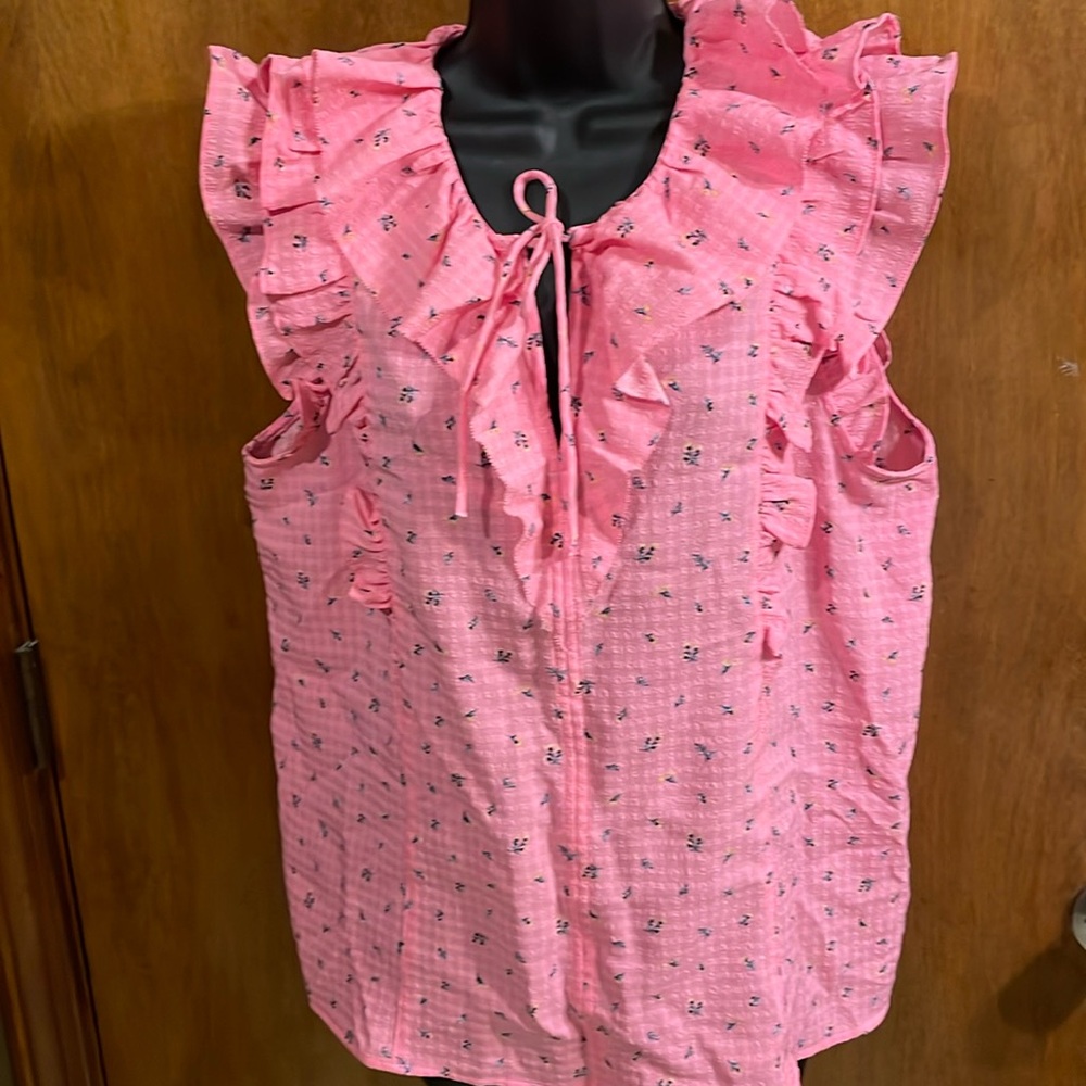 Women’s soft ruffled blouse
